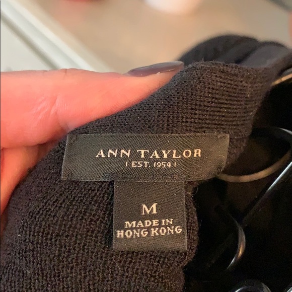 Ann Taylor Black Sweater Dress - Picture 4 of 5